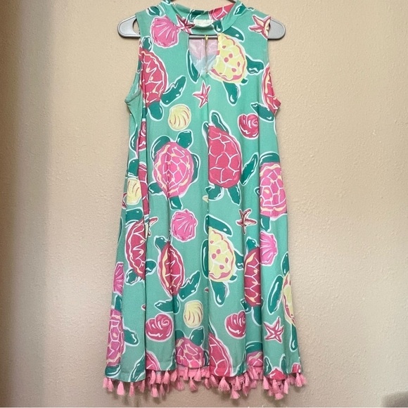 Simply Southern Sea Turtle Dress Women's Size Medium - Picture 1 of 7